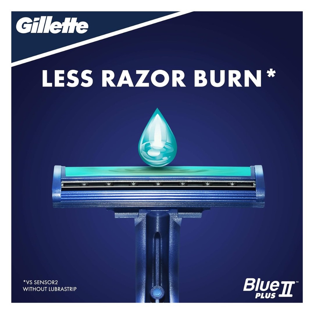 * Gillette Blue2 Plus Razor, 5's (Bag)4626