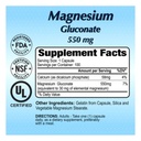 * Alfa Magnesium Gluconate 550mg Tablets, 100's