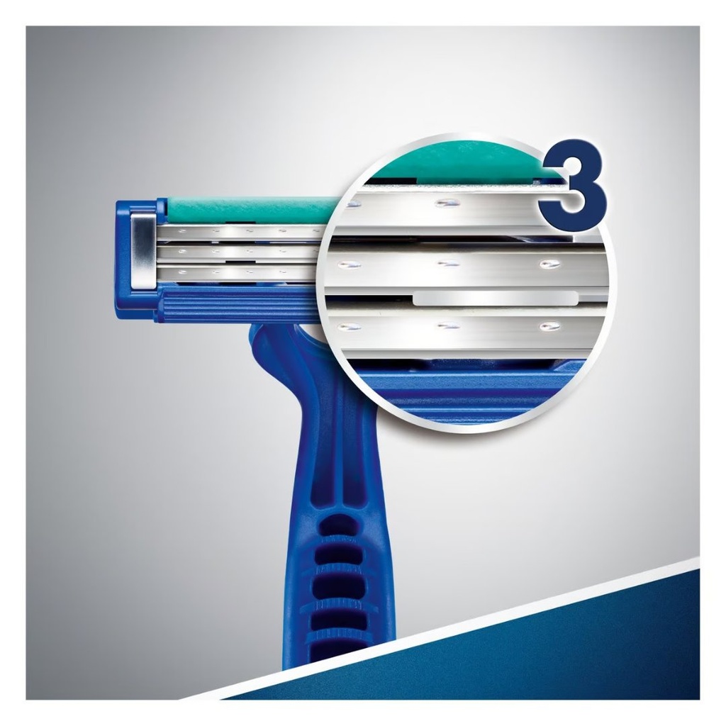 * Gillette Blue3 Simple Razors, (4+1) Free