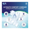 * Fine Care Adult Unisex Briefs Medium, 22's