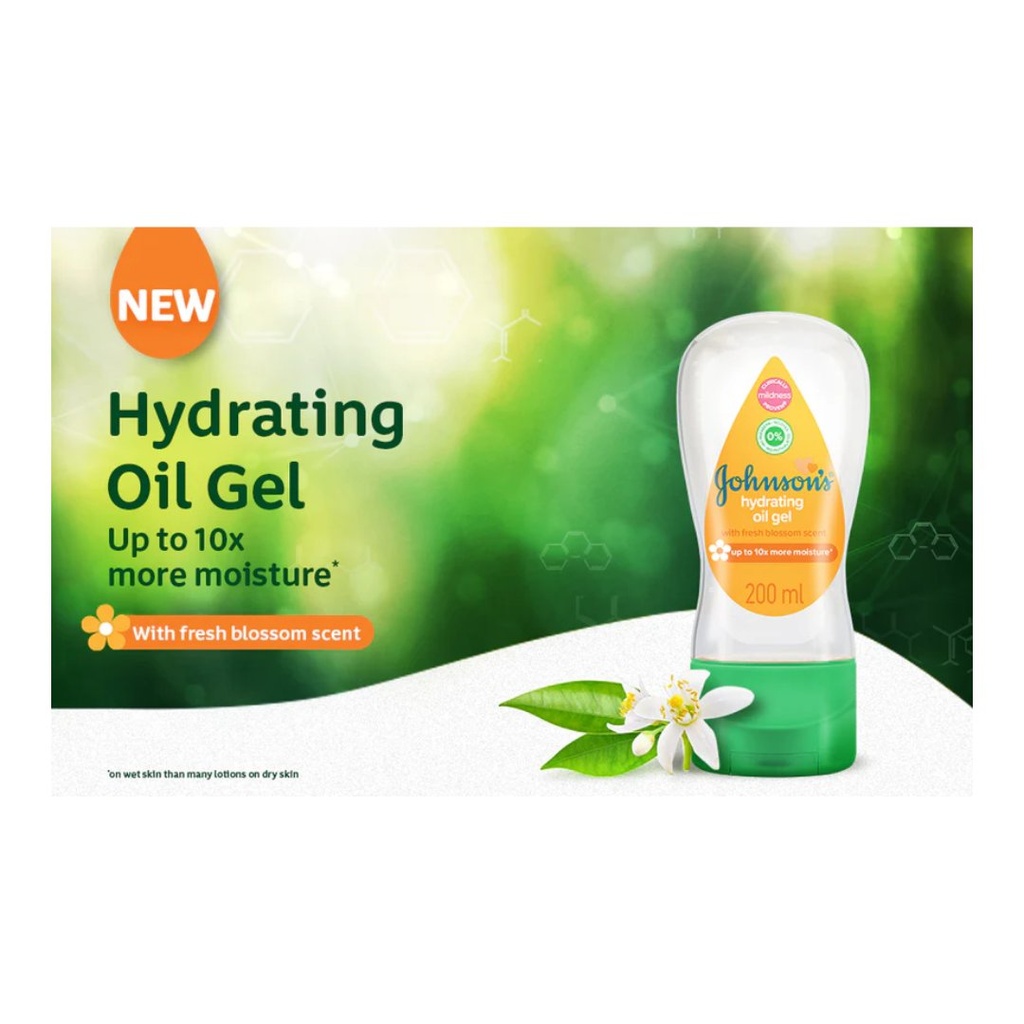 Johnson's Baby Oil Gel Fresh Blossom, 200ml