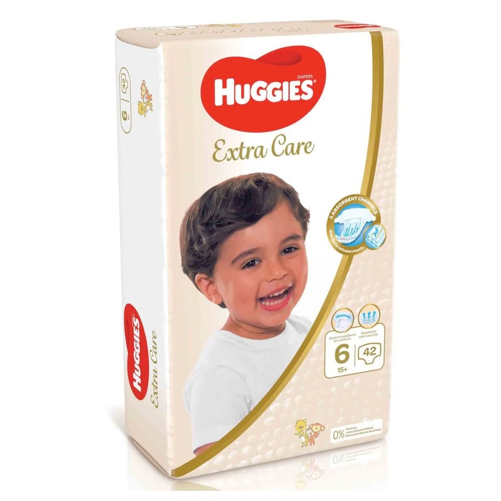 * Huggies Extra Care Jumbo Pack Size 6, 42's