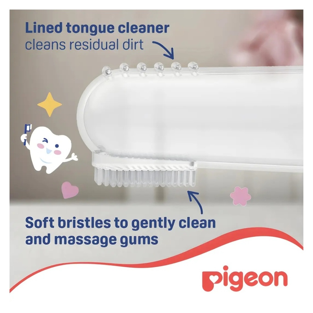 Piegon Silicon Finger Toothbrush