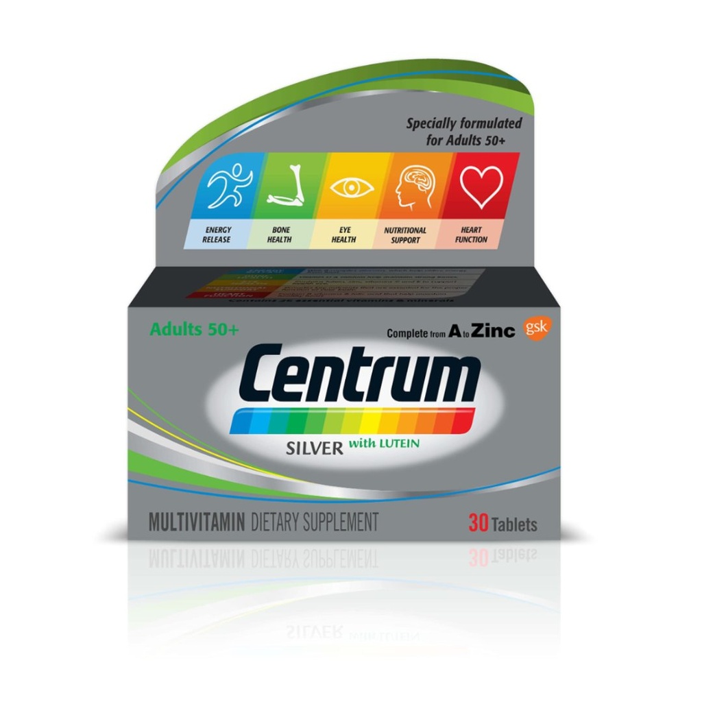 * Centrum Silver With Lutein Tablets, 30's