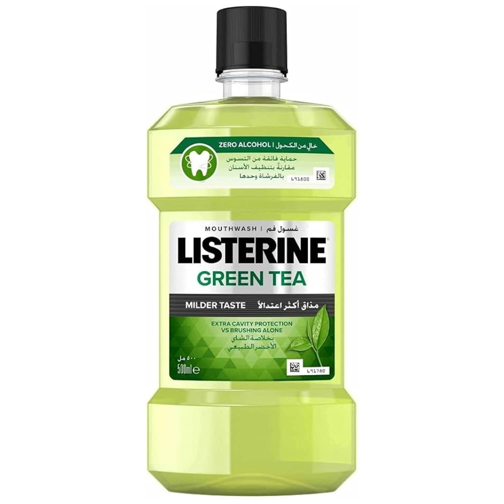 * Listerine Green Tea Mouthwash, 500ml