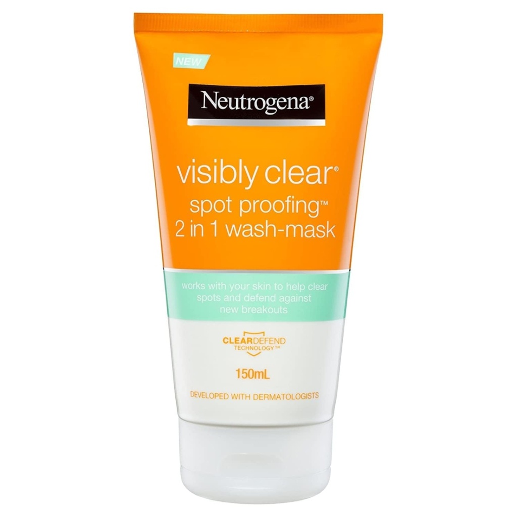 * Neutrogena Visibly Clear 2in1 Wash Mask 