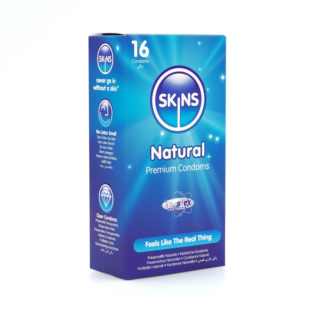 Skins Natural Condoms, 16's
