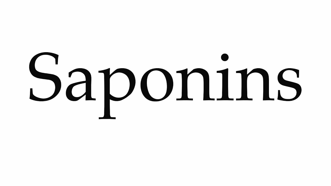 SAPONINS