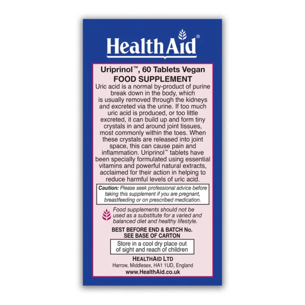 * HA URIPRINOL TAB 60'S
