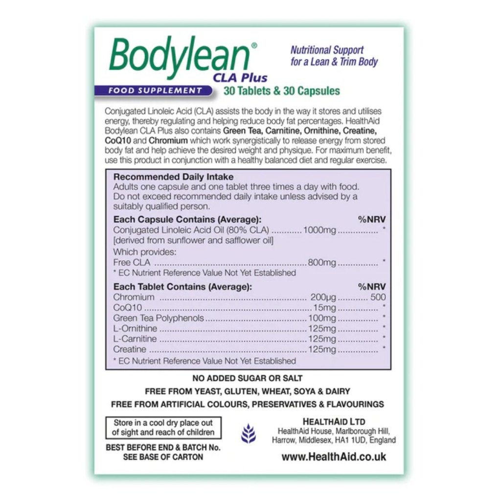 * HealthAid Bodylean CLA Plus, 60's