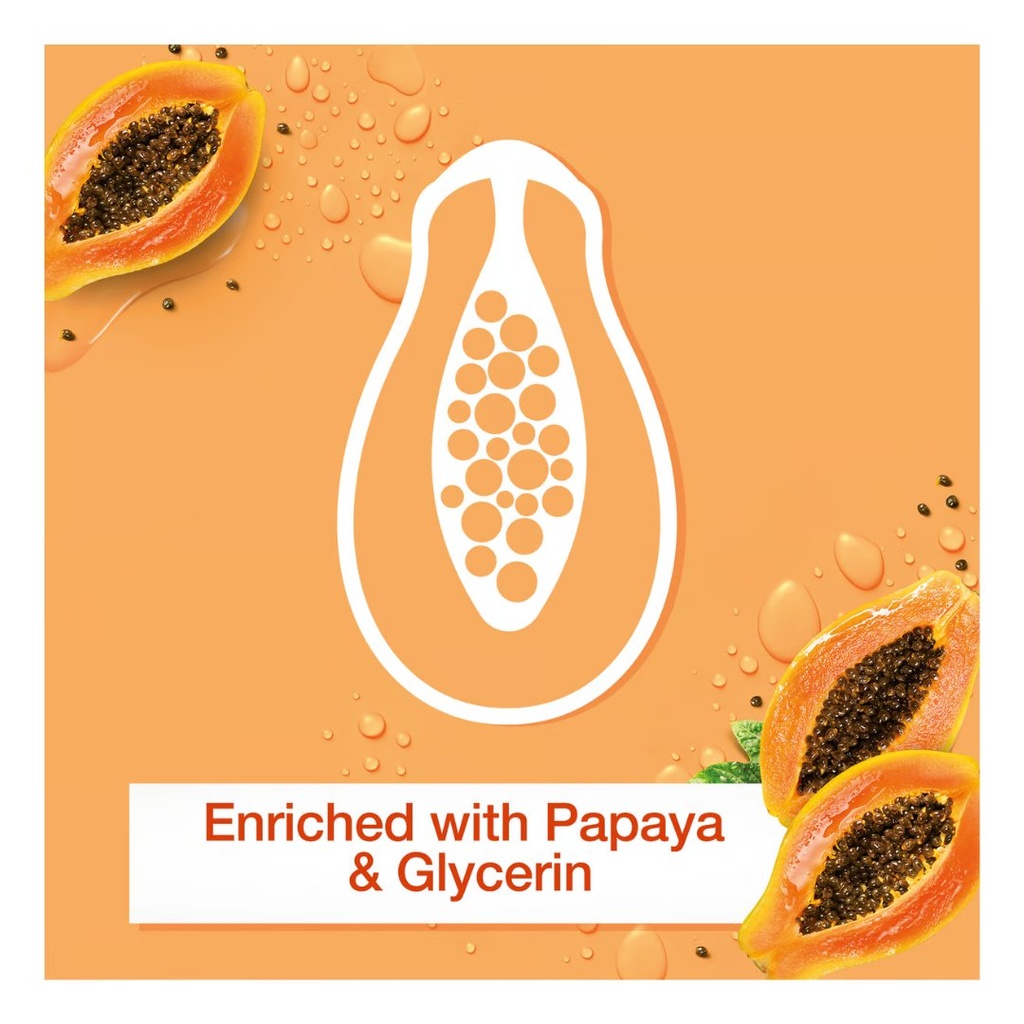 * J&J Body Wash VR Papaya Smooth 400+250ml Free