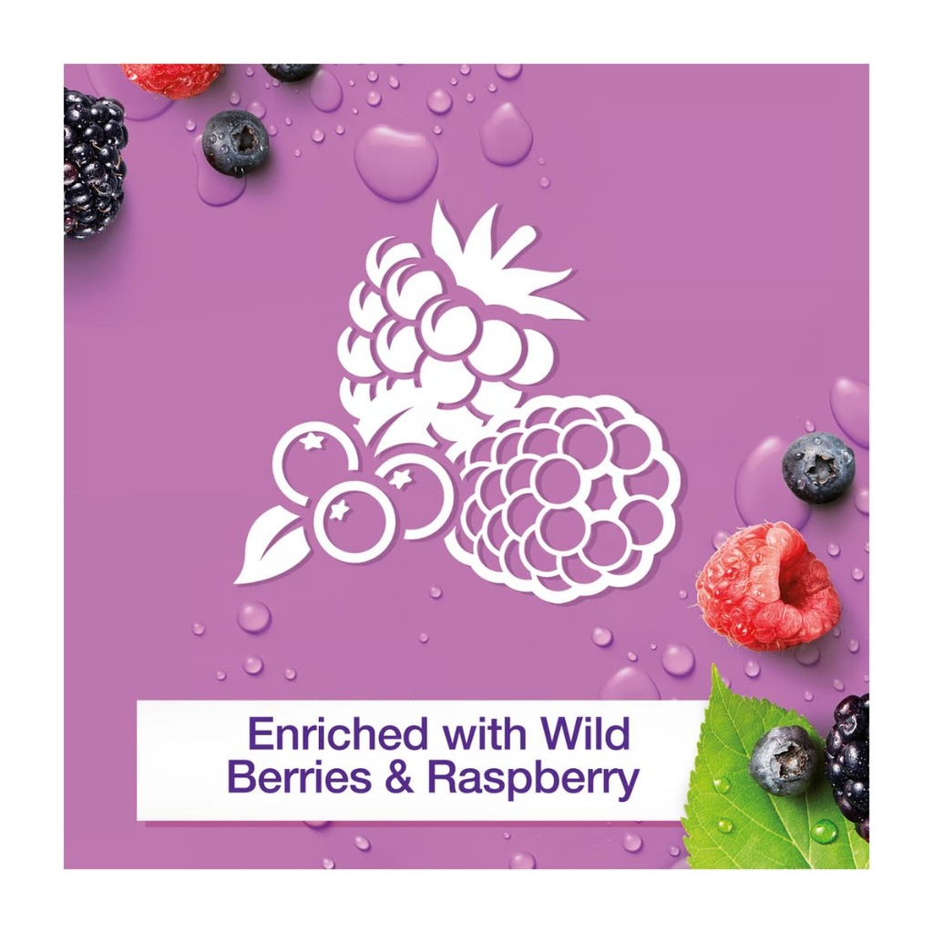 * Johnson's Body Wash Vita-Rich Raspberry, 400ml