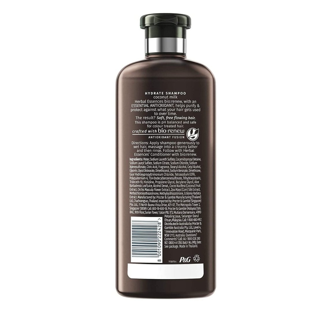 * Herbal Essences Coconut Milk Shampoo, 400ml