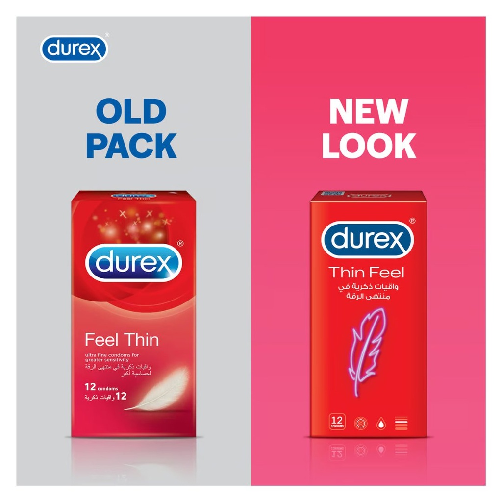* DUREX FEEL THIN 12S