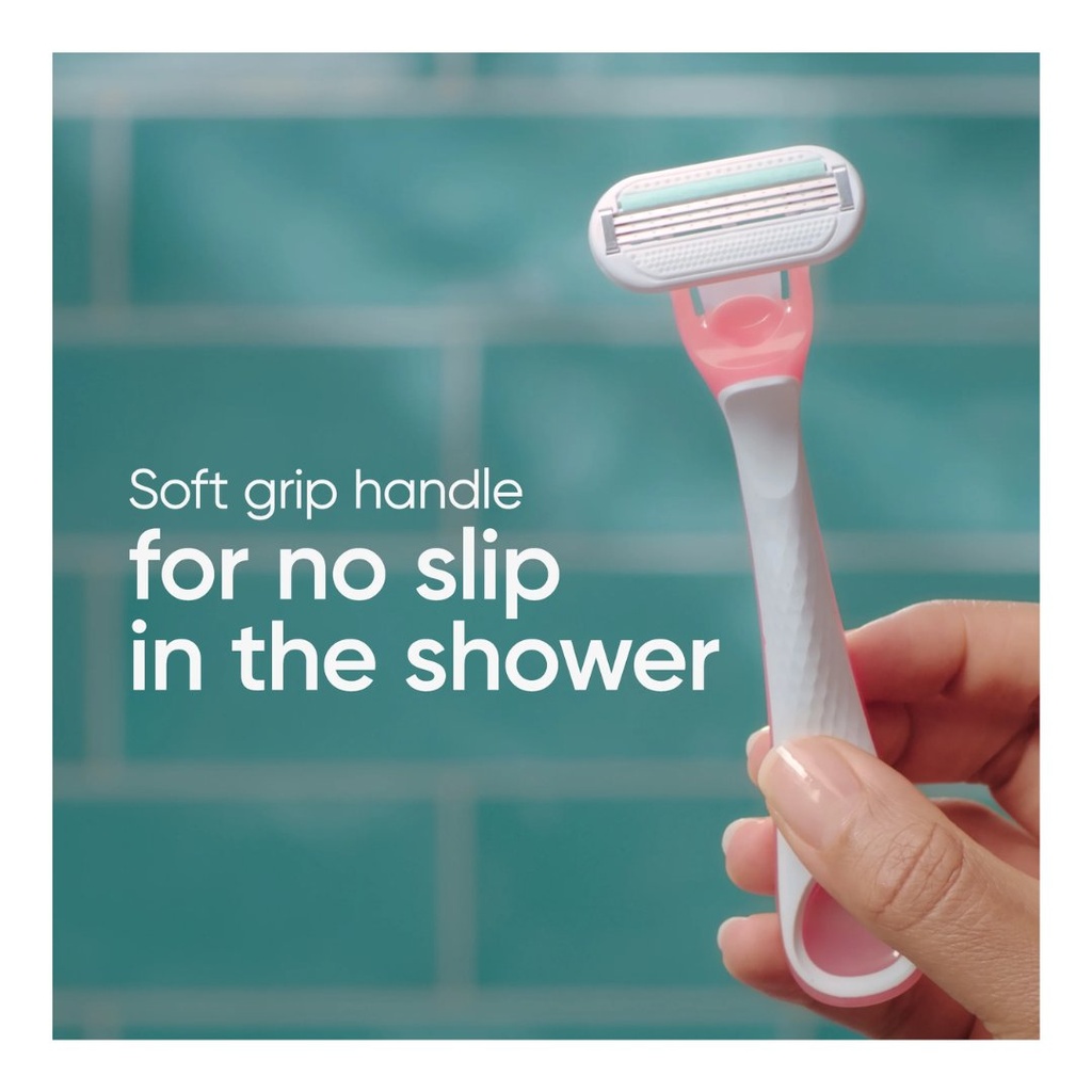 * Gillette Venus Sensitive Pink Razors, 3's