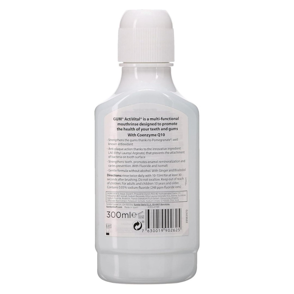 * 6061 GUM ACTIVITAL M/RINSE 300ML