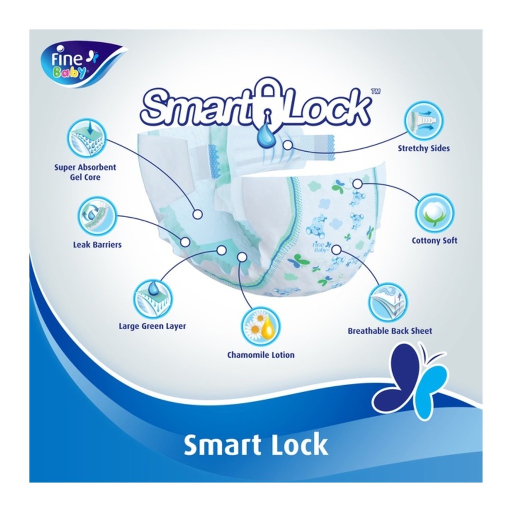 * Fine Baby Diaper Junior jumbo Pack 36's