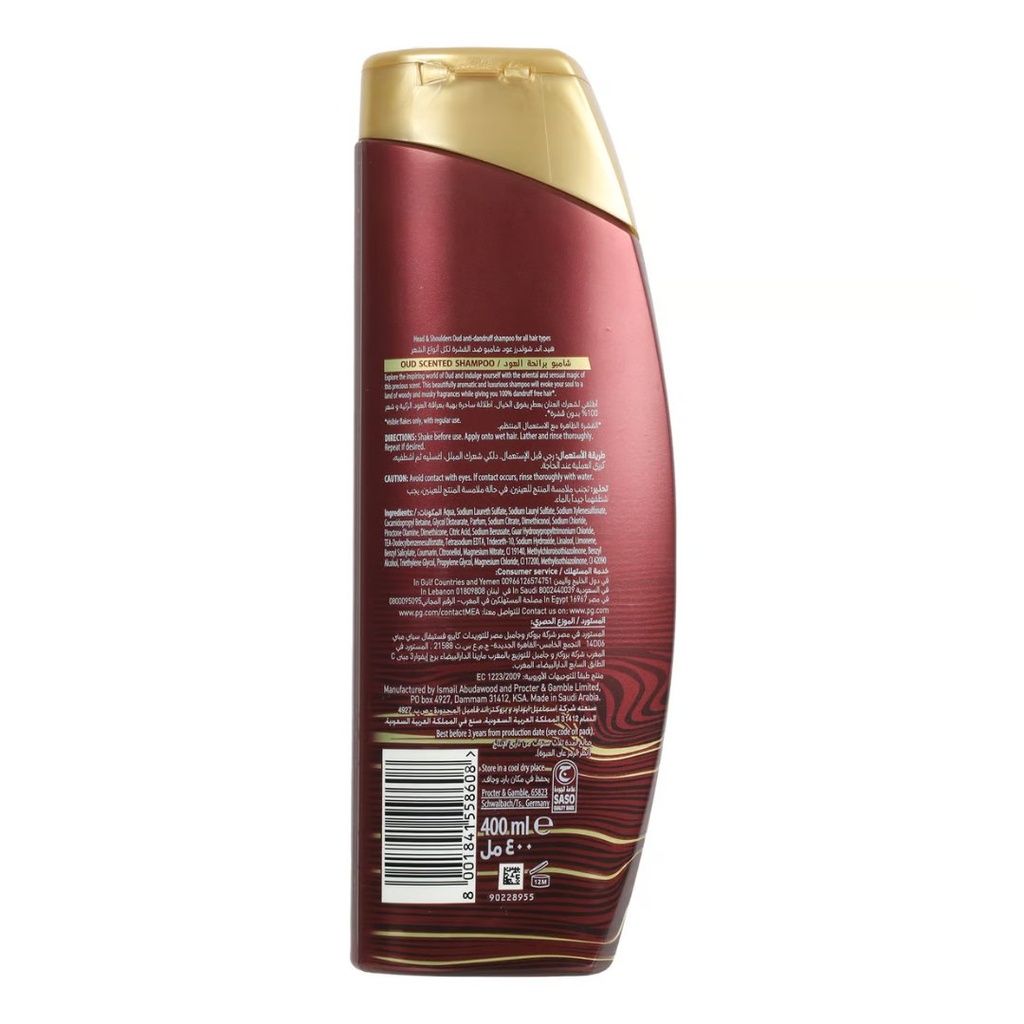 * Head & Shoulders Oud Shampoo, 400ml
