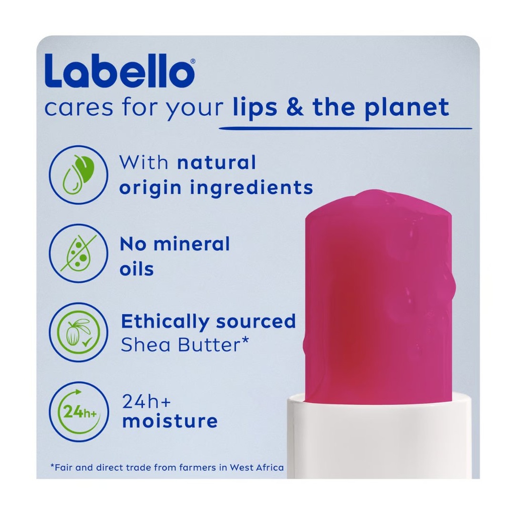 * LABELLO 24HR MOIST SHINE CHERRY BL 4.8G
