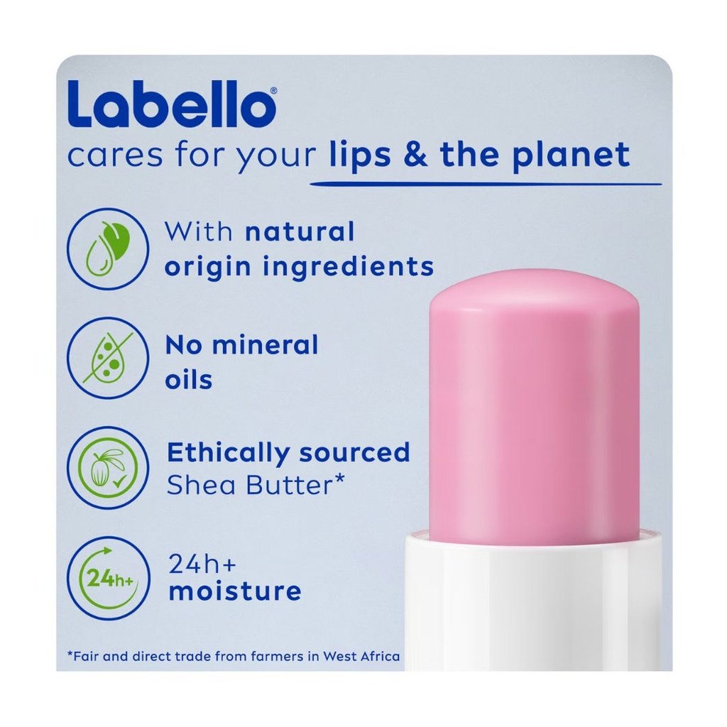 * LABELLO 24HR MOIST SOFT ROSE BL 4.8G