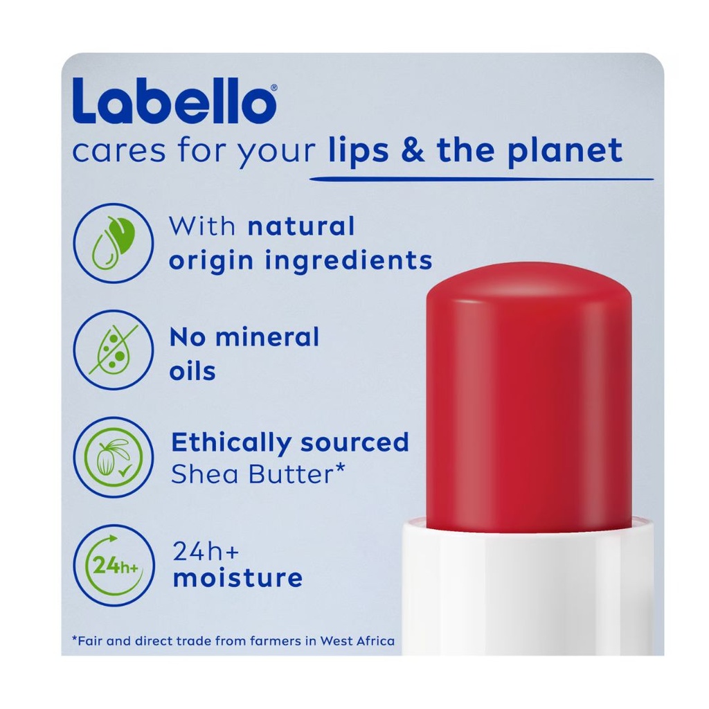 * LABELLO 24HR MOIST STRAWBERRY BL 4.8G
