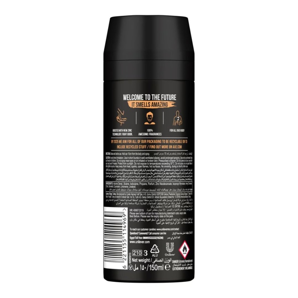 * Axe Deodorant Dark Temptation Body Spray, 150ml