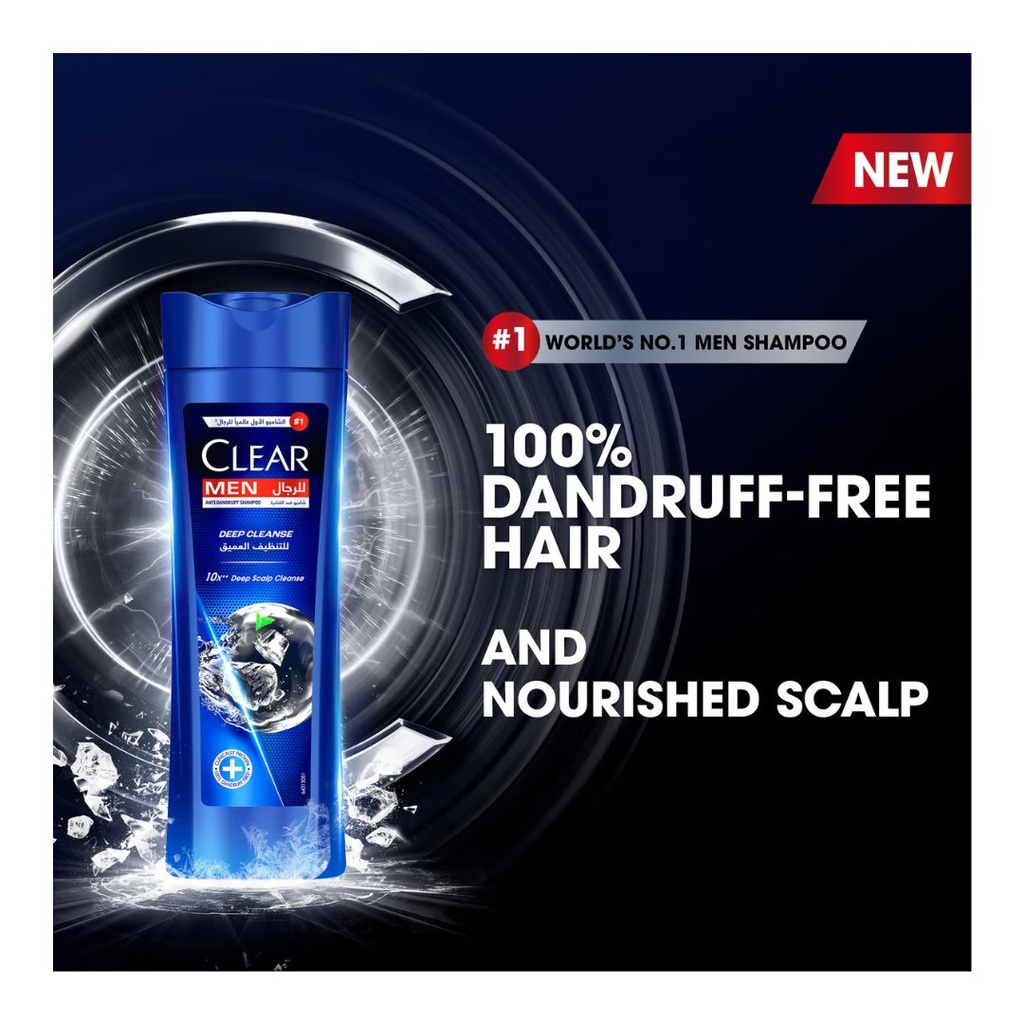 * Clear Men Deep Clean Shampoo, 200ml