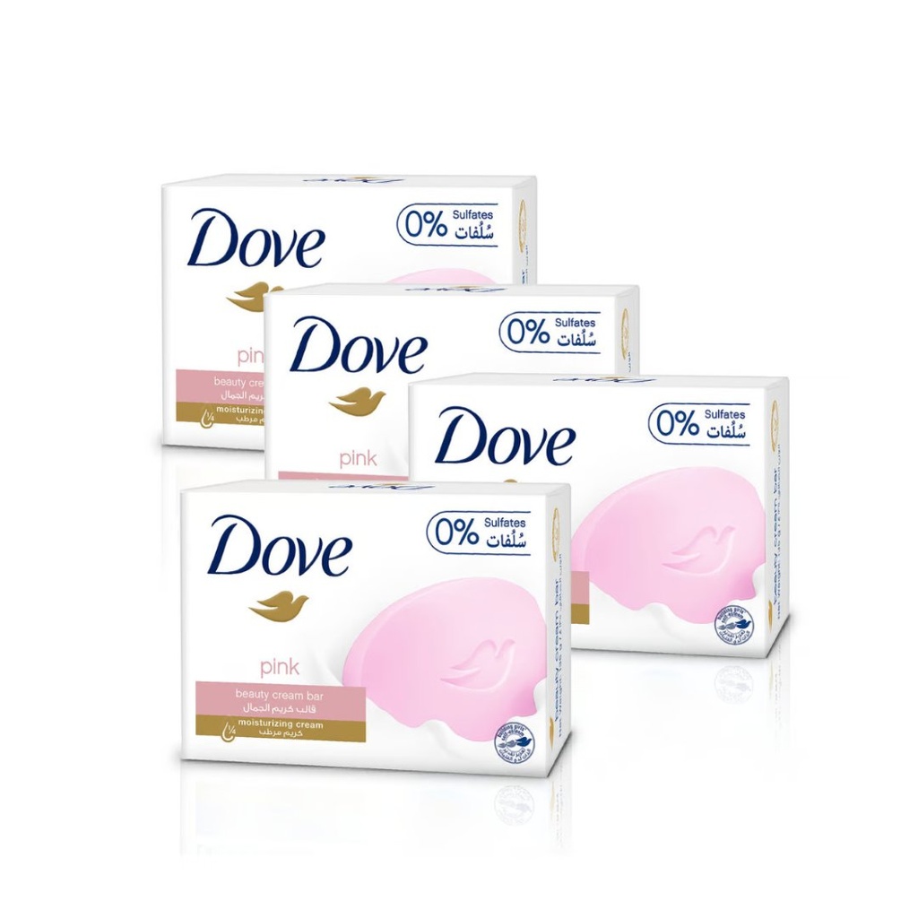 * Dove Beauty Cream (Pink) Bar, 4x125g