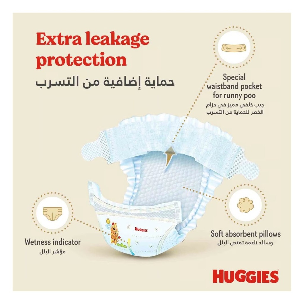 * Huggies Extra Care Newborn Size 1, 21's