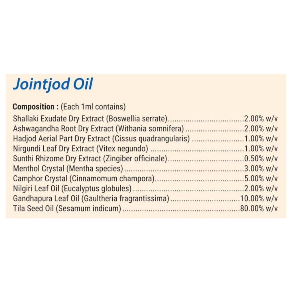 * Jointjod Oil Natural Spray 60ml