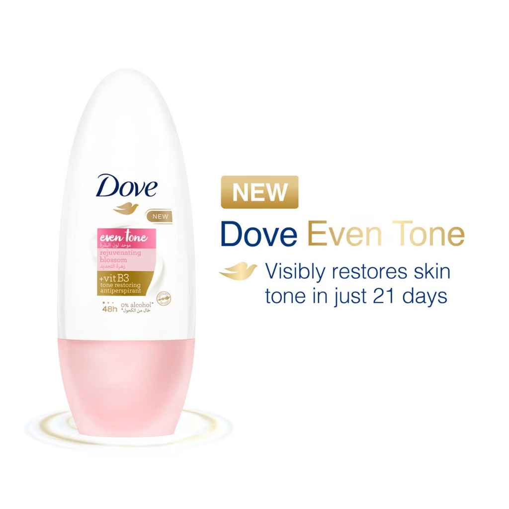 * Dove Deodorant Even Tone Blossom Roll-on, 50ml