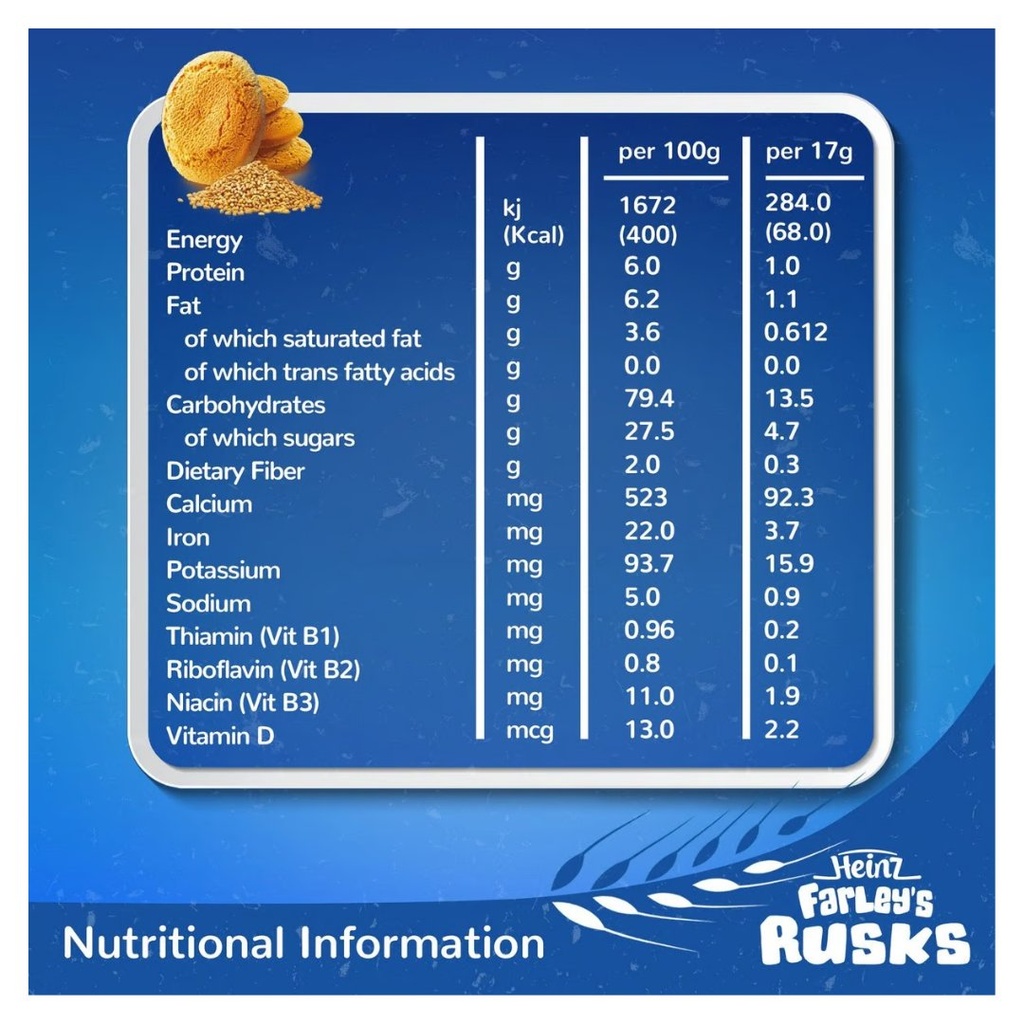 * Farley’s Rusk Original, 300g