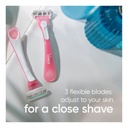 * Gillette Venus Sensitive Pink Razors, 3's