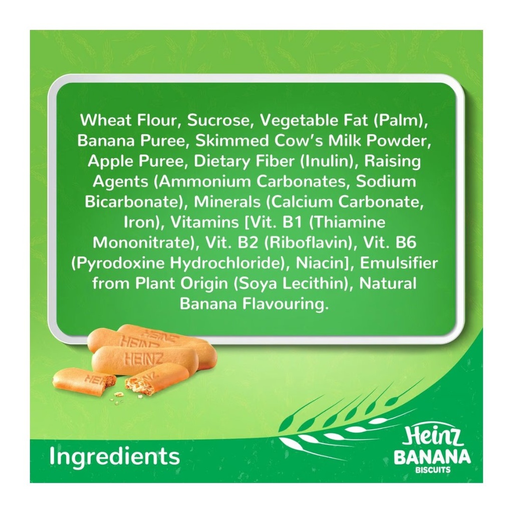 * HEINZ BISCUITS BANANA 240GM