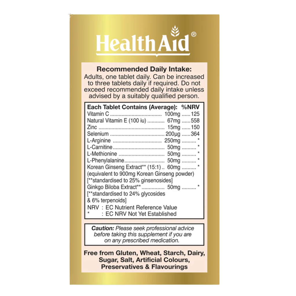 HealthAid Sexovit Forte (Arginine) Tablets, 30's