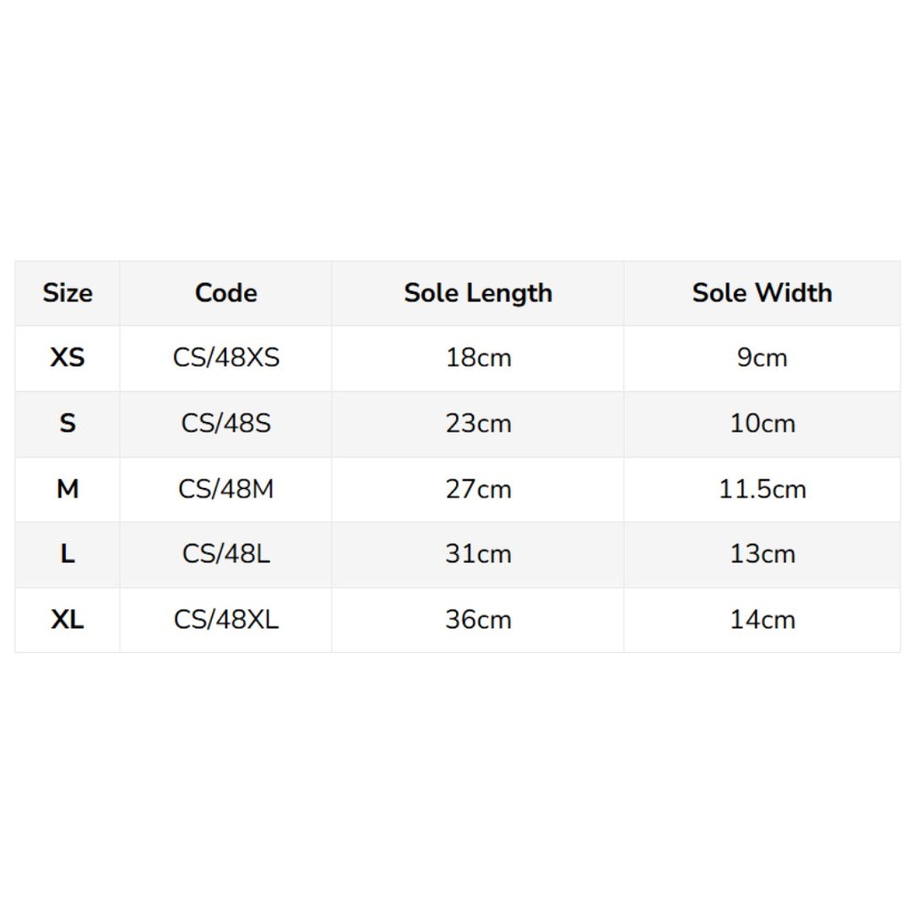 * Cast Shoe X-Large - CS/48