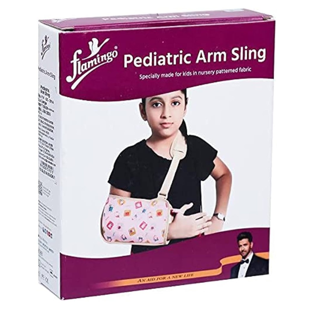 * Flamingo Pediatric Pink Arm Sling - M 