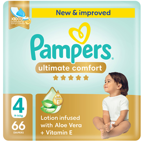  Pampers Premium Care Size 4, 66's