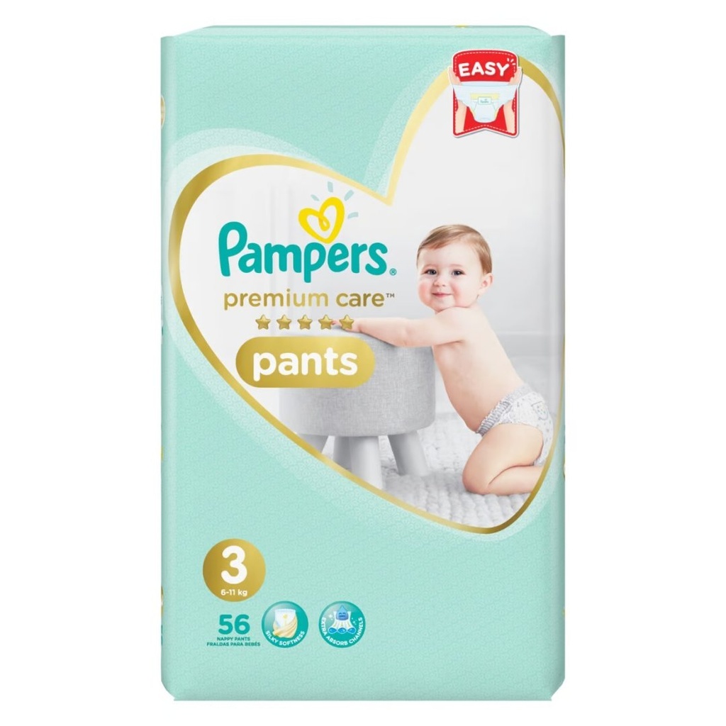  Pampers Premium Care Pants Size 3, 56's - OFFER