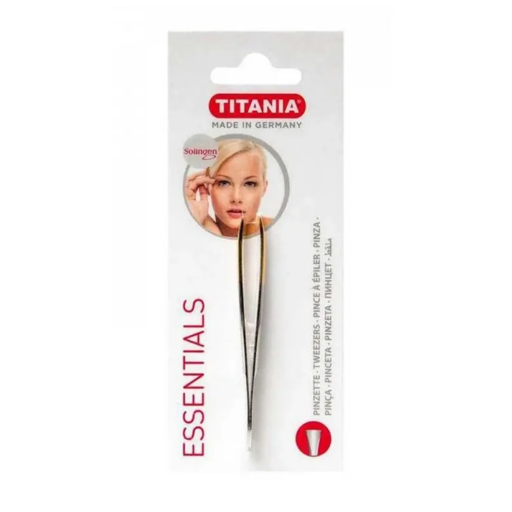 * Titania Tweezers W/ Handle Gold Plated - 1061/G