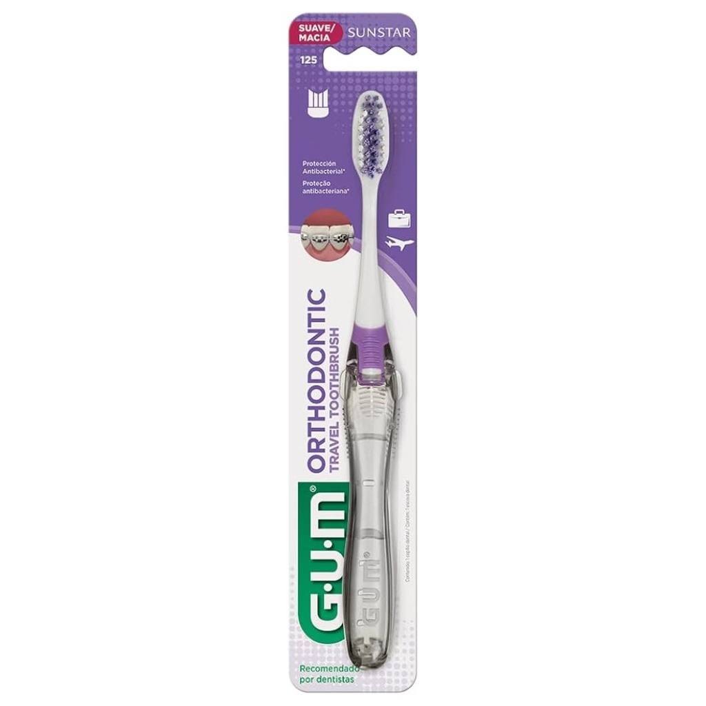 *Gum Orthodontic Travel Toothbrush - 125 