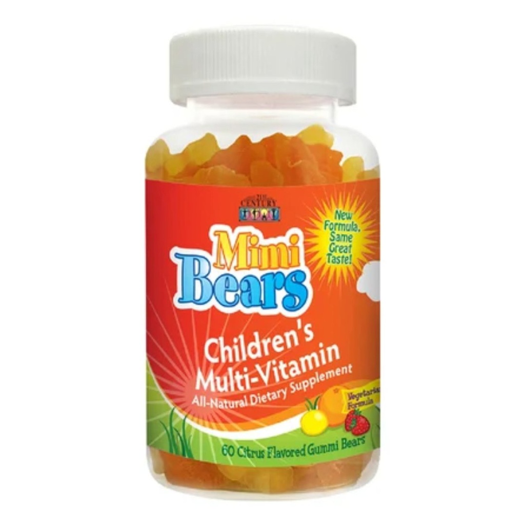 * 21st Century Mimi Bears Multivitamin Gummies, 60's