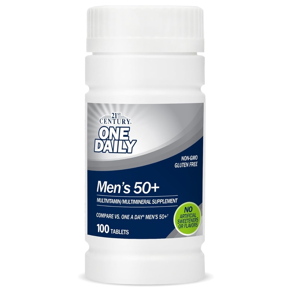 * 21st Century One Daily Men's 50+ Tablets, 100's 