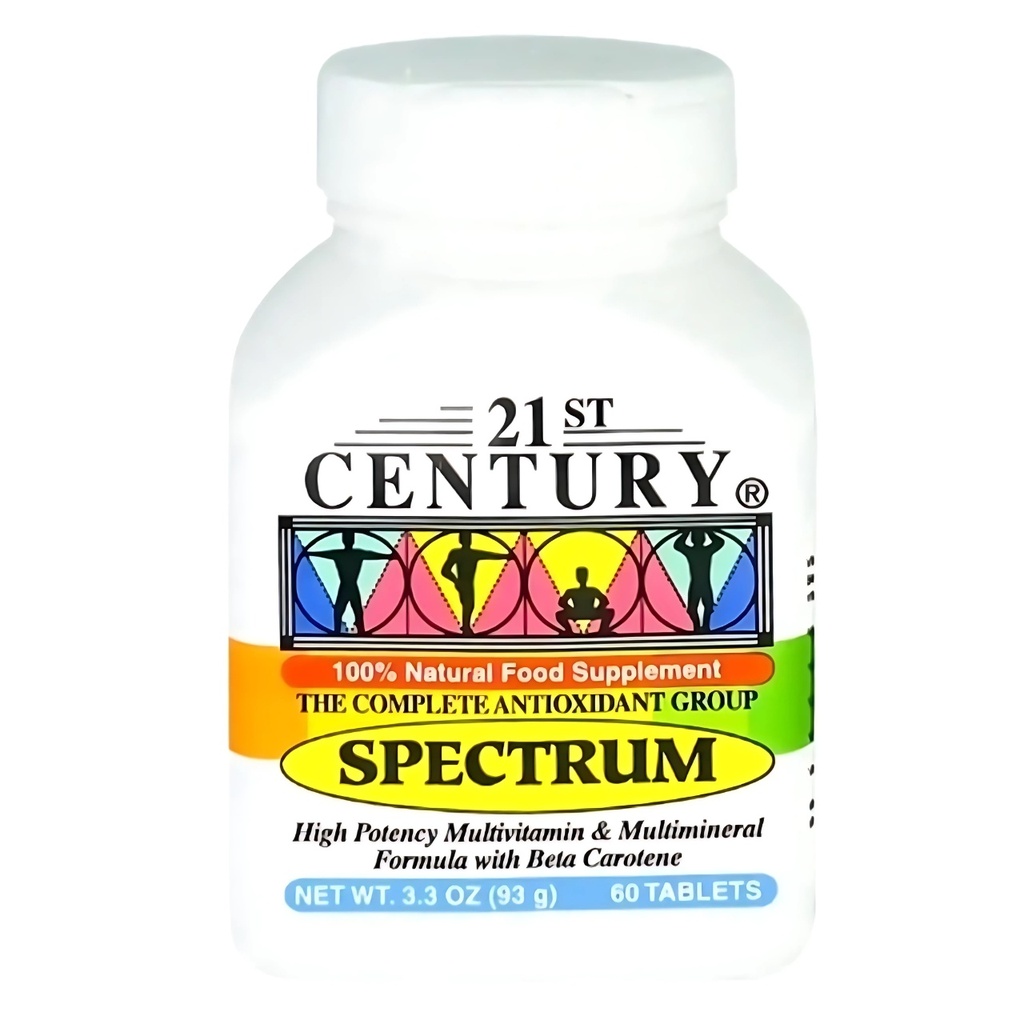 * 21st Century Spectrum Multivitamin Tablets, 60's 
