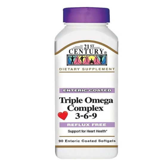 * 21st Century Triple Omega Complex 3-6-9 Softgels, 90's