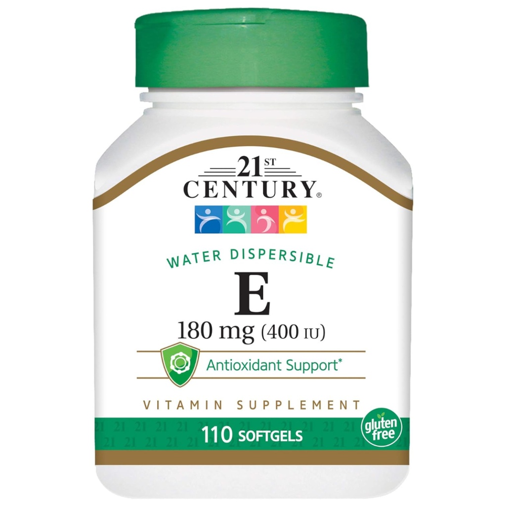 * 21st Century Vitamin E (400 IU) Softgels, 110's