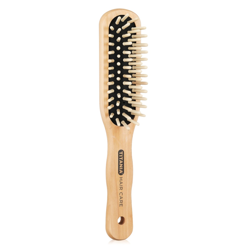 * Titania Hair Brush Wood - 2822