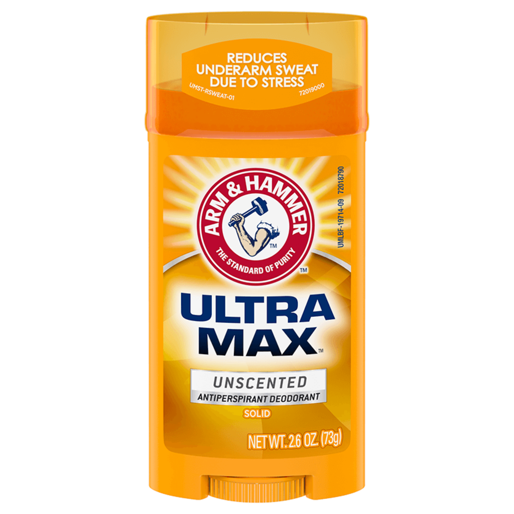 * Arm & Hammer Ultra Max Fresh Unscented Deodorant, 73g