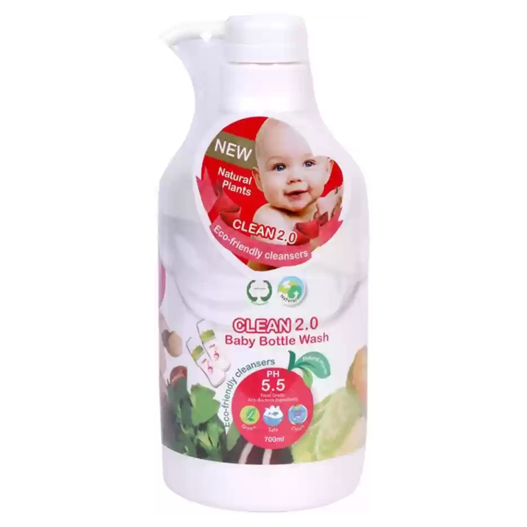 * Farlin Clean 2.0 Baby Bottle Wash, 700ml