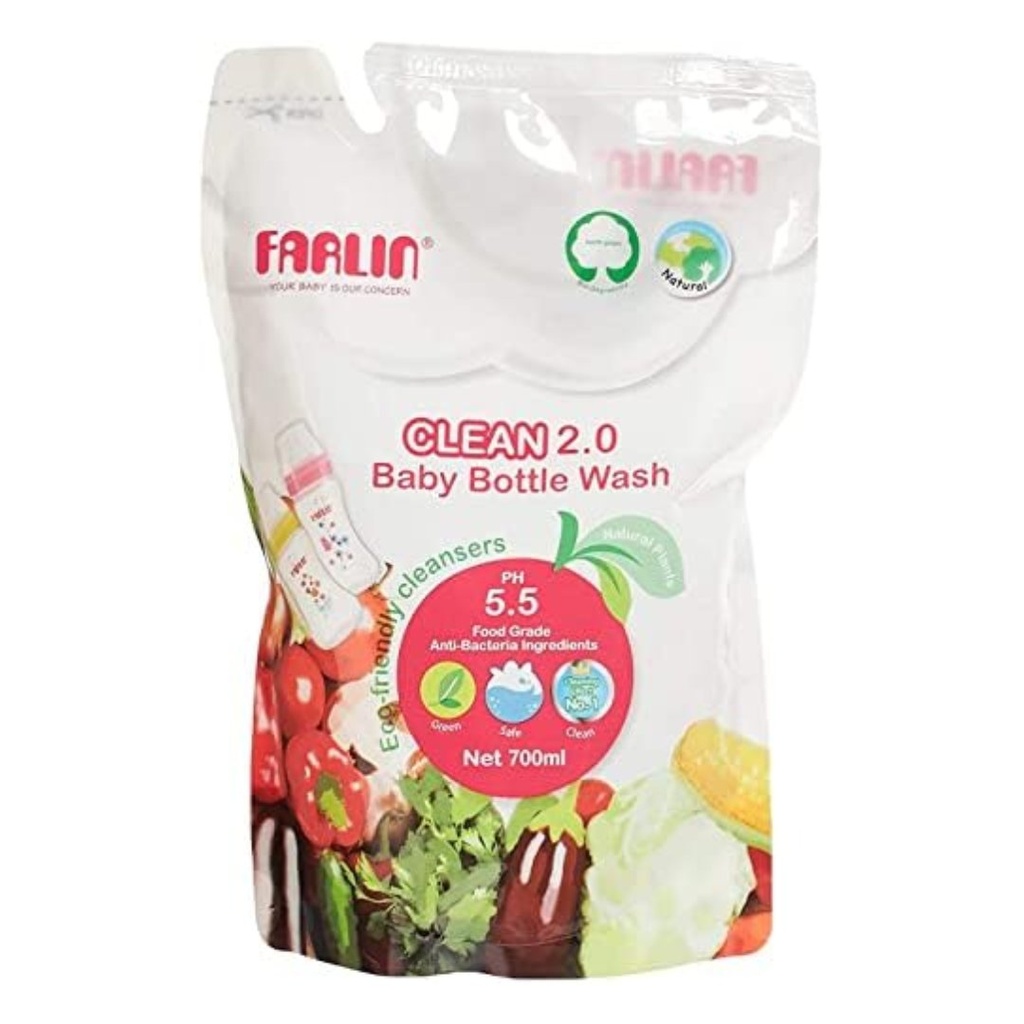 * Farlin Feeding Bottle Wash Refill, 700ml
